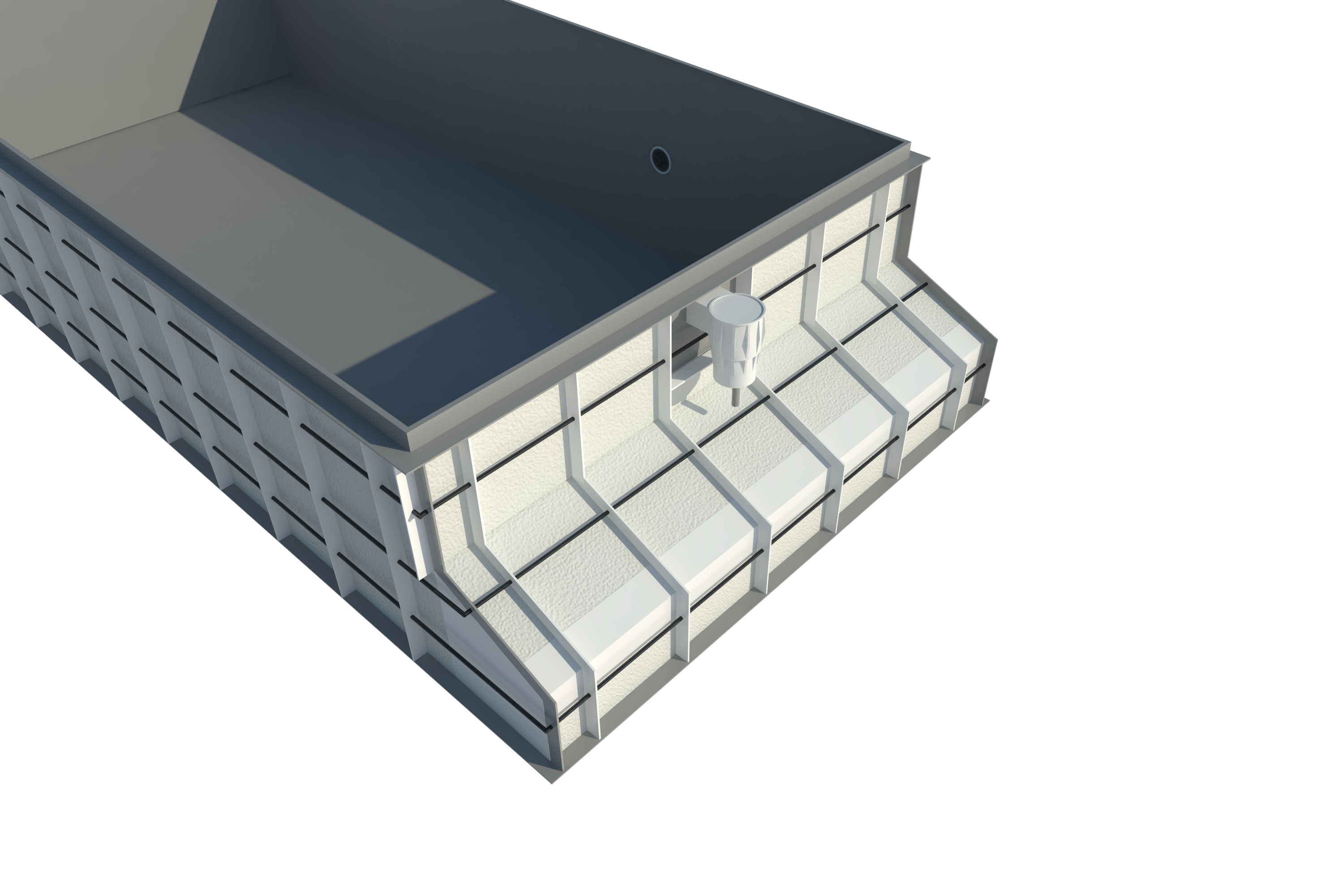 PP Pool Bräddavlopp