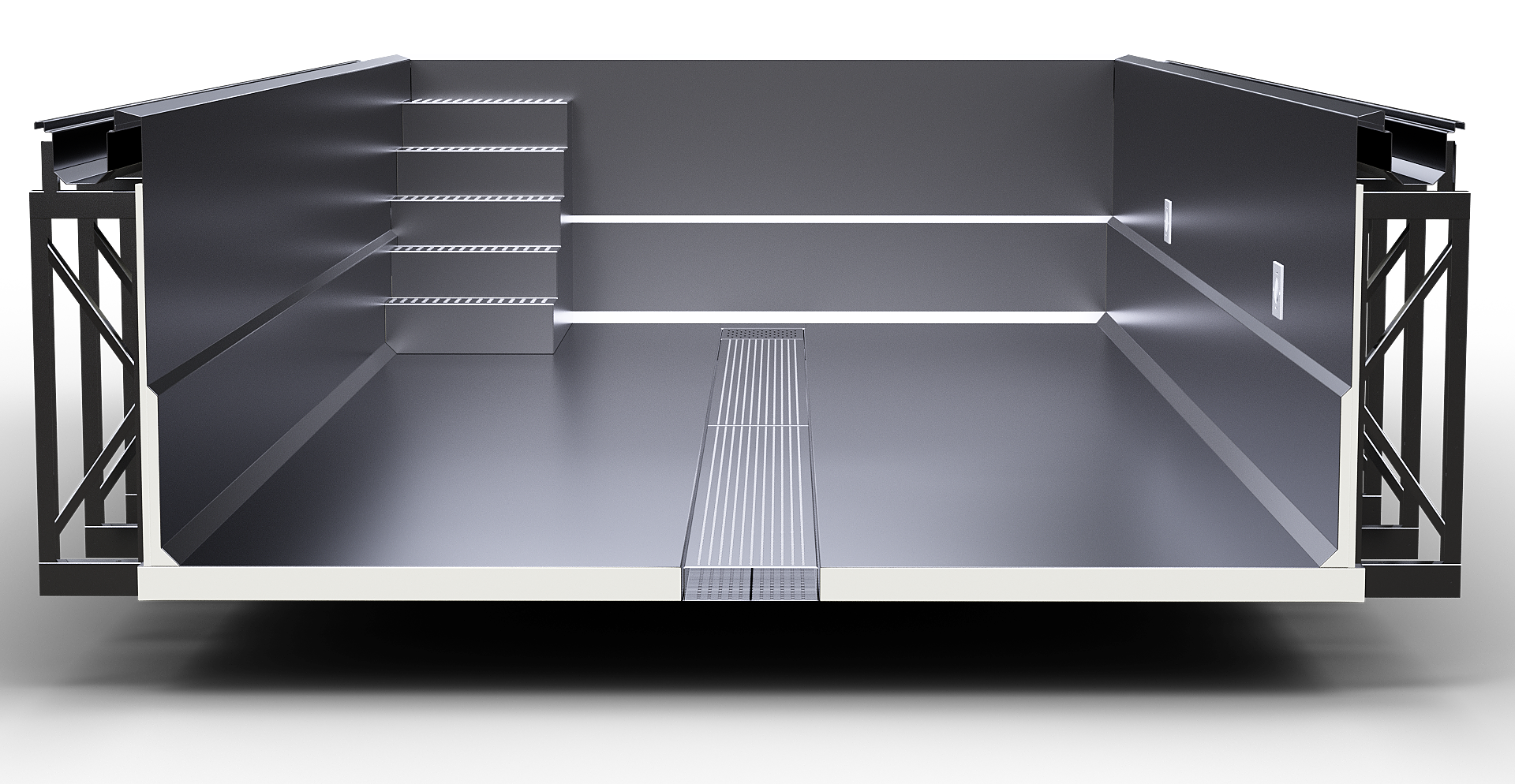 Rostfri stålpool INOXline Overflow