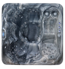 Spabad | Venus | 6 personer (230x230x99,5cm)l