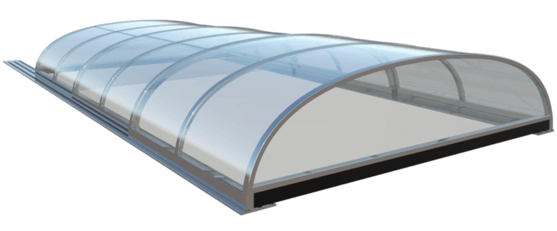 Pooltak Symphonie Omonterat