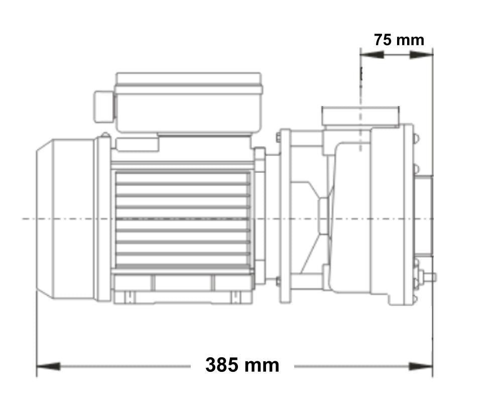 LX LP200 2HP 1-Speed