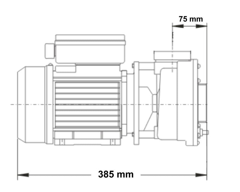 LX LP200 2HP 1-Speed